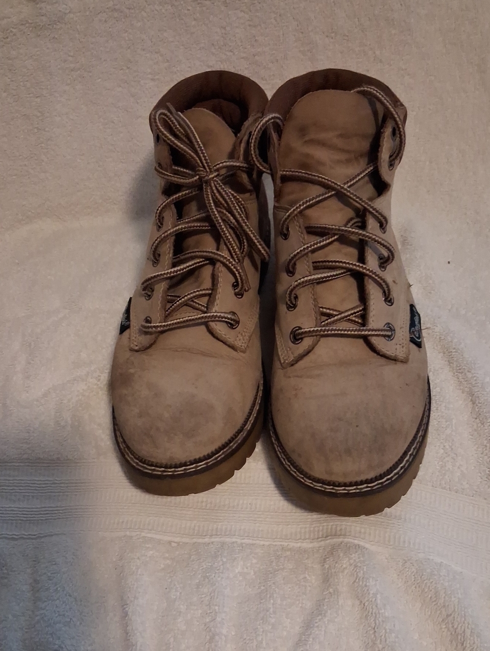 Candie's Tan Lace-Up Women's Boots